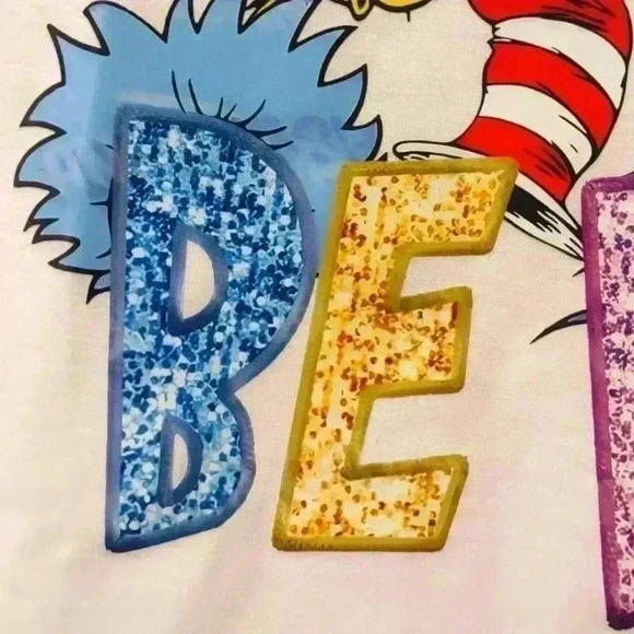 Dr Seuss In a World Where You Can Be AnYtHiNG Be Kind Unisex T-Shirt - Picture 4 of 6